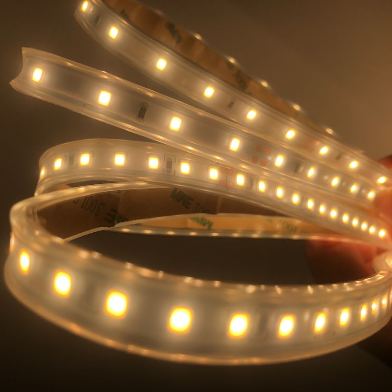 3000K 4000K 6500K 12 água dupla esperta clara flexível de 2 cores das tiras 24V SMD2835 do diodo emissor de luz do volt consecutivamente