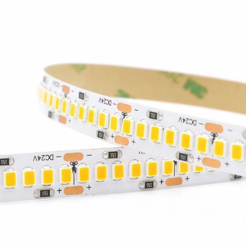 3000K 4000K 6500K 12 água dupla esperta clara flexível de 2 cores das tiras 24V SMD2835 do diodo emissor de luz do volt consecutivamente
