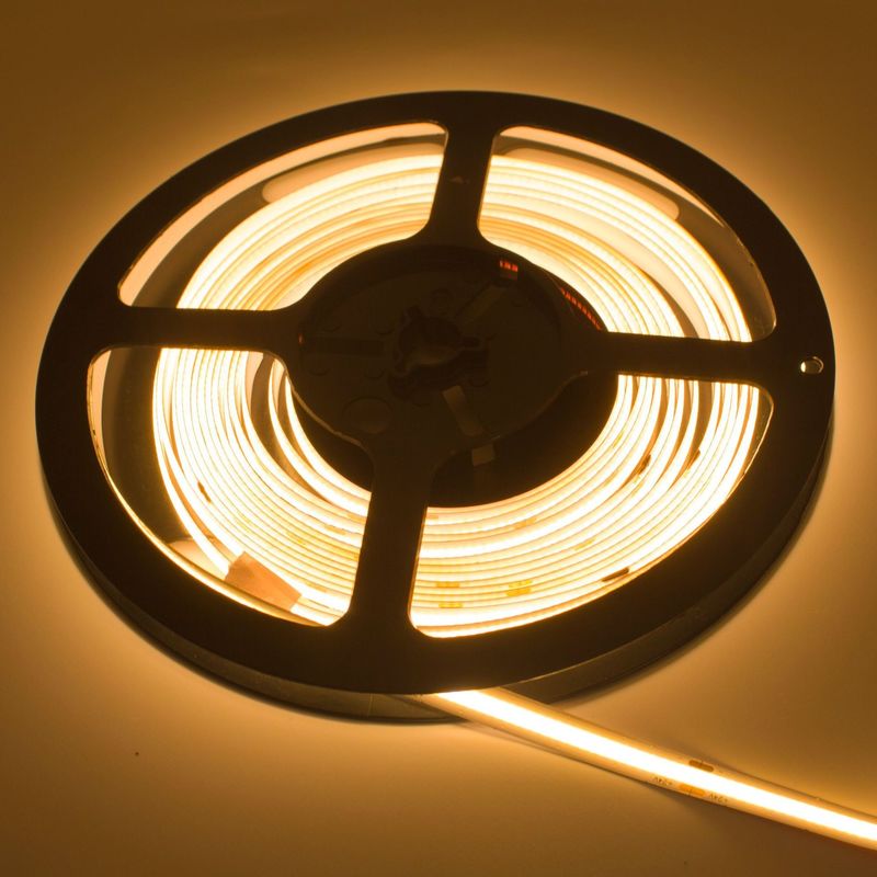 Alto densidade Chips Indoor Home Decor da tira 24V da ESPIGA do diodo emissor de luz de 2700K-6500K 12V