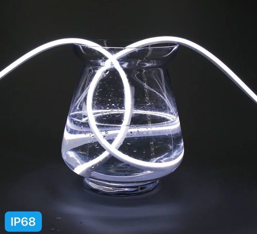 claro de néon conduzido nenhuma luz de tira interna clara spoting do flexibel do silicone da decoração 24V 12V