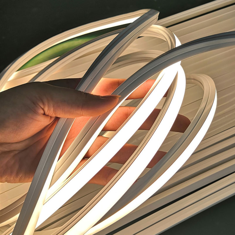 o silicone conduzido de néon das luzes 1212 RGBW 3000K 14.4W conduziu a iluminação da iluminação de néon branca conduzida