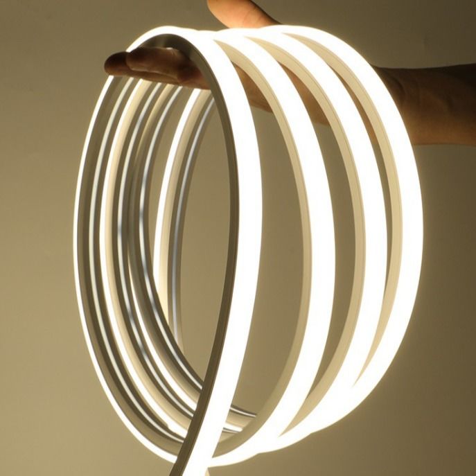 2835 gel de silicone flexível de néon IP67 macio da luz de tira de 5050 diodos emissores de luz impermeável para a decoração