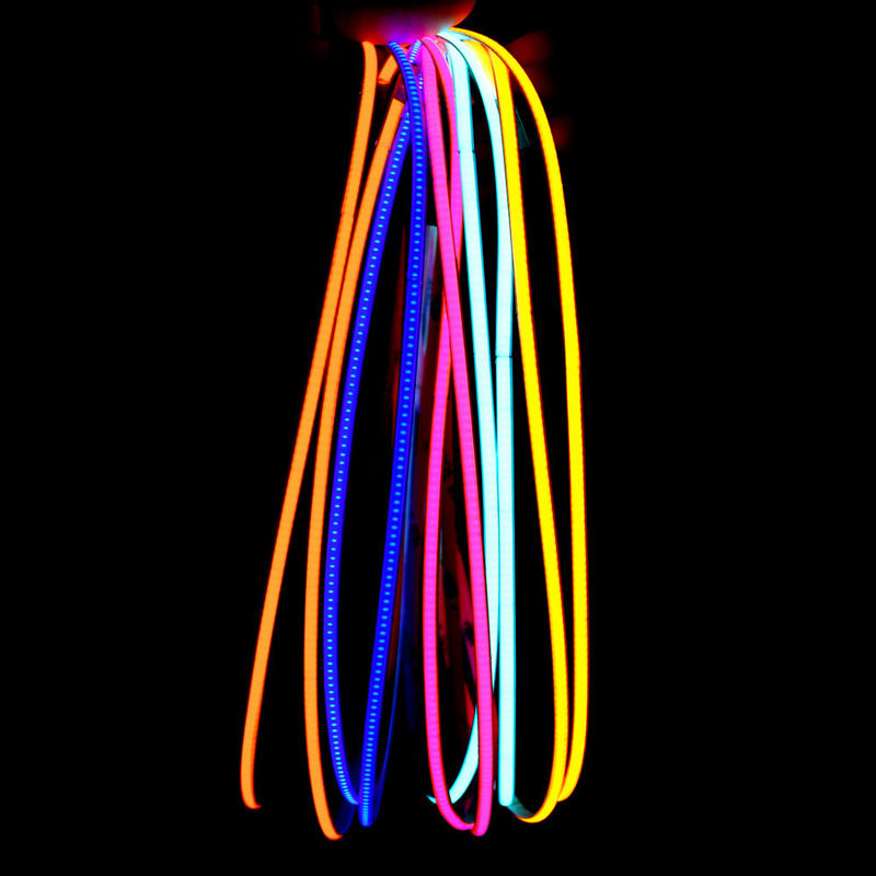 a C.C. flexível 24V da luz da ESPIGA do diodo emissor de luz de 3000K 16.4Ft colore microplaquetas da mudança RGBW 840