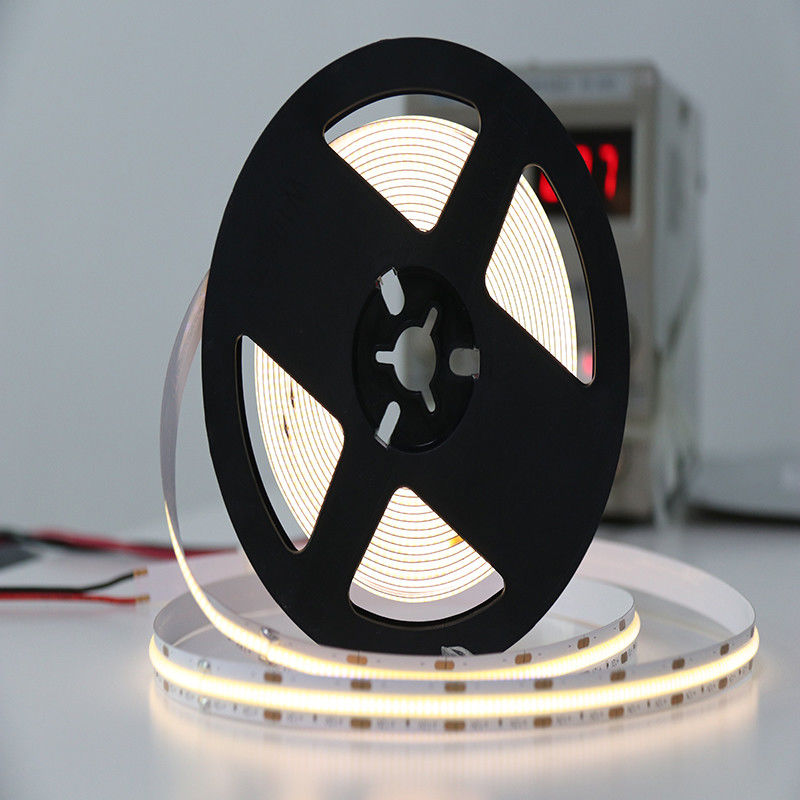 Luzes de tira mornas brancas 12V do diodo emissor de luz da ESPIGA da cor ajustável 24V 8mm
