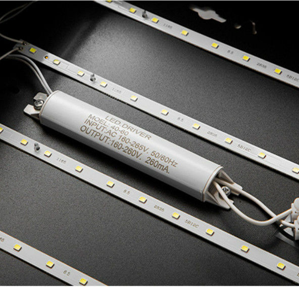 Pendente linear claro de suspensão linear do diodo emissor de luz do quarto que ilumina a decoração interna preta 3000K 5000K 35W