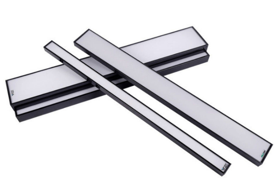luz linear 3000K 4000K 6500K do pendente mais não ofuscante linear da barra de luz 0-10V do diodo emissor de luz 220V