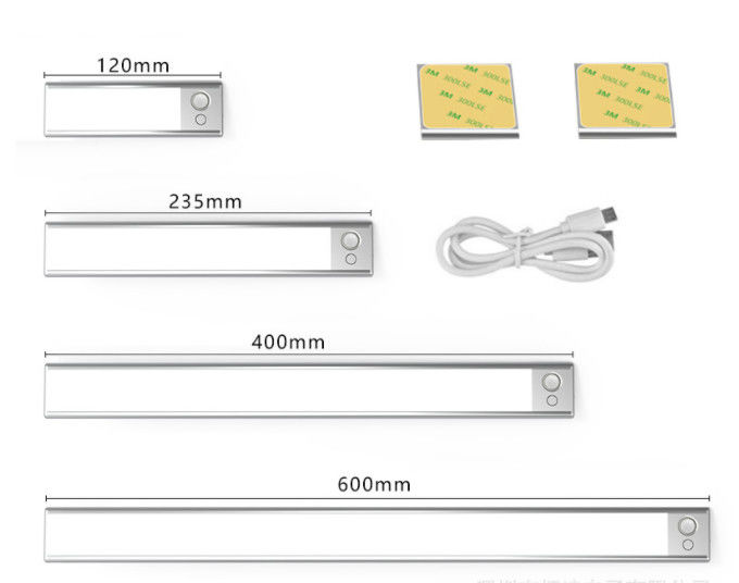 3 luzes de tira do diodo emissor de luz de Dimmable da cor sob o armário com 2700K delicado branco morno 3000K branco