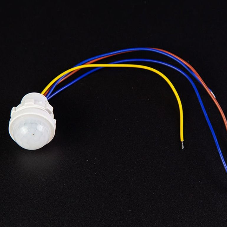 12V / círculo do sensor do diodo emissor de luz dos acessórios PIR do sensor do diodo emissor de luz 24V leitoso para a cozinha do armário da casa