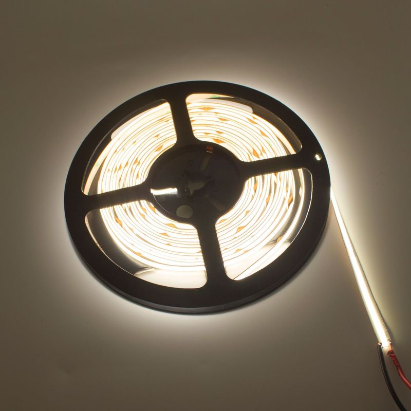 Alto densidade 320 brancos mornos do cabo flexível 10W da luz de tira do diodo emissor de luz da ESPIGA de Led/M Flexible 24V