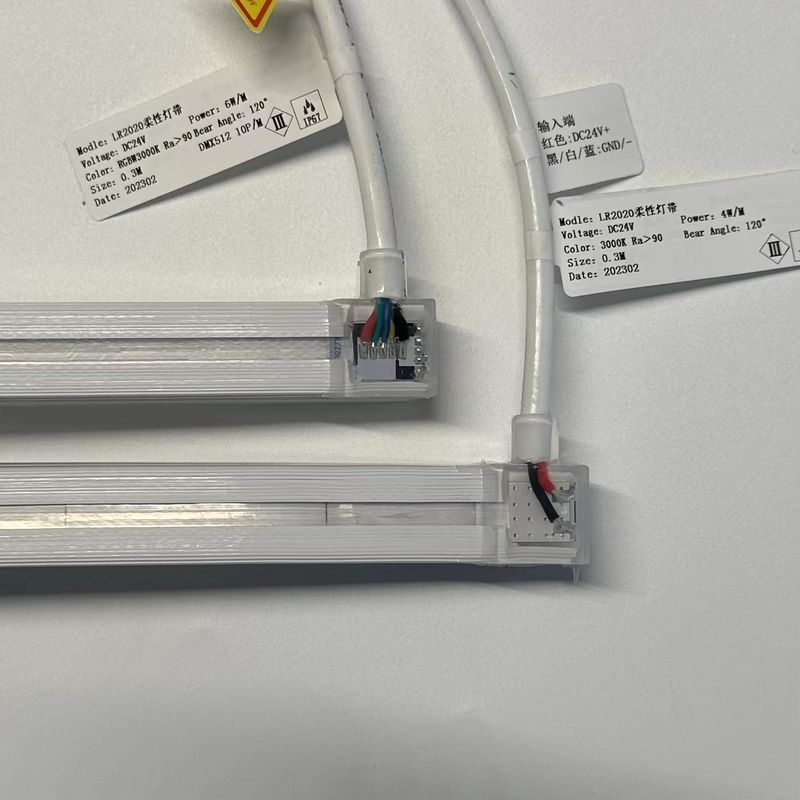 1010 1212 1616 1220 conduziram a luz material de incandescência de néon brilhante do tubo do silicone do ângulo de feixe 120°