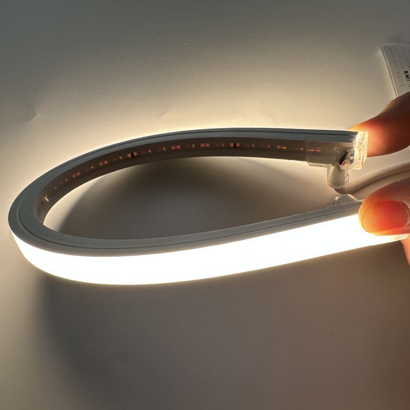 1010 1212 1616 1220 conduziram a luz material de incandescência de néon brilhante do tubo do silicone do ângulo de feixe 120°