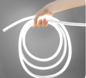 360 do silicone flexível de néon do diodo emissor de luz da luz de tira DIY do grau luz redonda 24V 12W IP67 do tubo