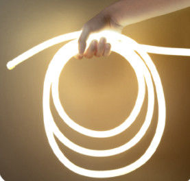 360 do silicone flexível de néon do diodo emissor de luz da luz de tira DIY do grau luz redonda 24V 12W IP67 do tubo