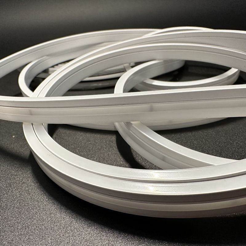 Luz de tira de néon clara de néon 1800K do diodo emissor de luz 5M/Roll do silicone duplo - temperatura de cor 6500K