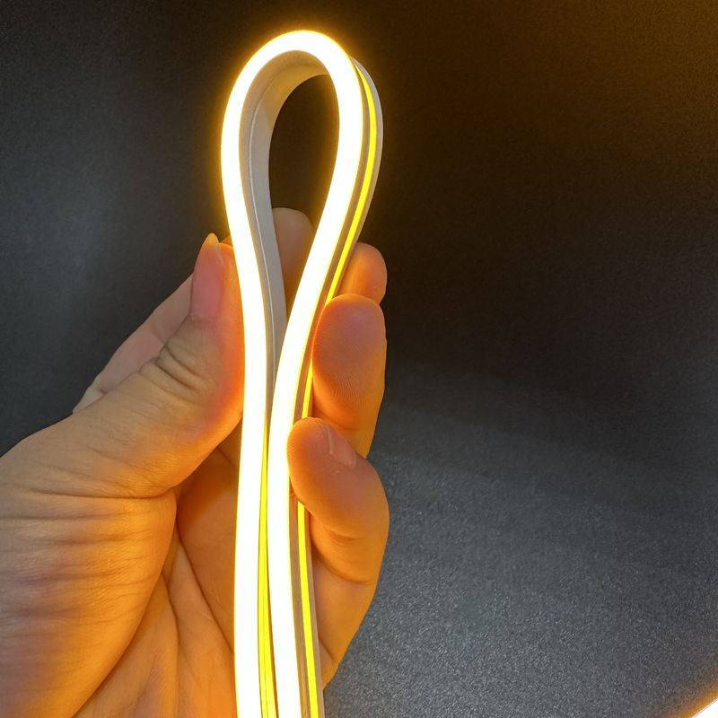 Impermeáveis luz de tira de néon de dobra lateral do silicone do diodo emissor de luz IP65 24V 0410 interna/exterior